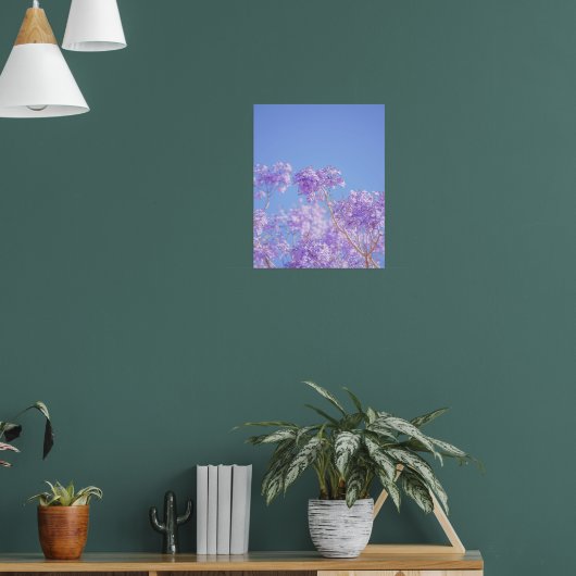 Lavendel Dromen Onder een Open Hemel Poster (Woonkamer 1)