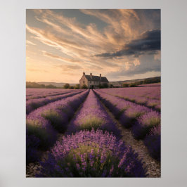 Lavendel Dromen van Provence Poster