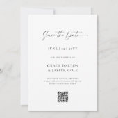 Lavendel Dromerige Rustieke Fotobruiloft Save the  Save The Date (Achterkant)