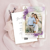 Lavendel Dromerige Rustieke Fotobruiloft Save the  Save The Date