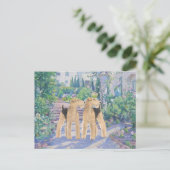 Lavendel Droom Briefkaart (Staand voorkant)