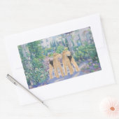 Lavendel Droom Rechthoekige Sticker (Envelop)