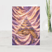 Lavendel Droom Verjaardagstaart Sulcata landschild Kaart (Voorkant)