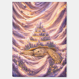 Lavendel Droom Verjaardagstaart Sulcata landschild Magneet