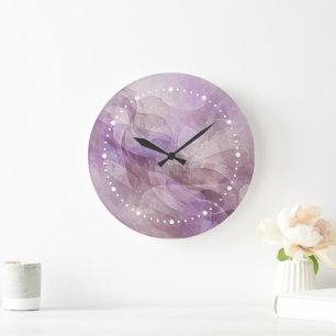 Lavendel Droomachtige Werveling Lila Mauve Lavende Grote Klok