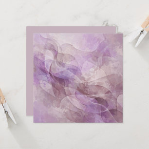 Lavendel Droomachtige Werveling Lila Mauve Lavende Kaart