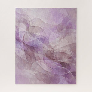 Lavendel Droomachtige Werveling Lila Mauve Lavende Legpuzzel