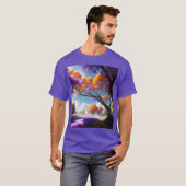 Lavendel droomt onder de hemel van Jacaranda, T-shirt (Voorkant volledig)