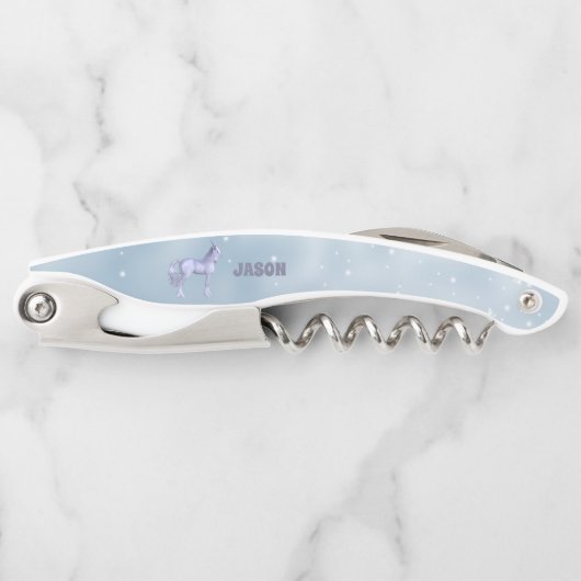 Lavendel Eenhoorn Kurkentrekker (Voorkant)