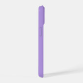 Lavendel, effen kleur, iPhone 15 case (Rechterkant)