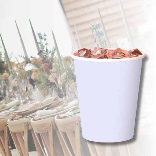 Lavendel Effen Kleur Papier Cups Papieren Bekers