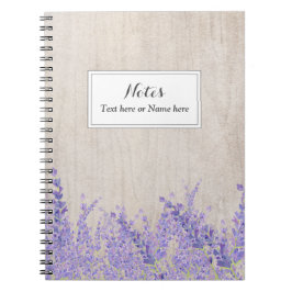 lavendel, elegant, modern, trendy, floraal, paars notitieboek