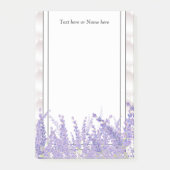 lavendel, elegant, modern, trendy, floraal, paars post-it® notes (Voorkant)