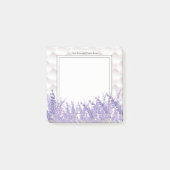 lavendel, elegant, modern, trendy, floraal, paars post-it® notes (Voorkant)