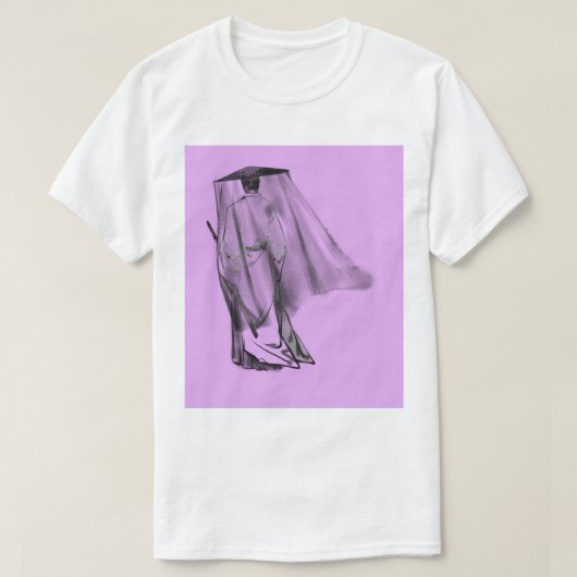 Lavendel Elegantie T-shirt (Design voorkant)