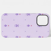 Lavendel Elf Runen iPhone Hoesje (Achterkant horizontaal)