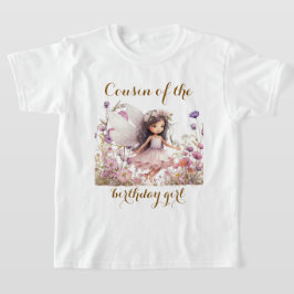 Lavendel Elf wilde familielid van de jarige T-shirt