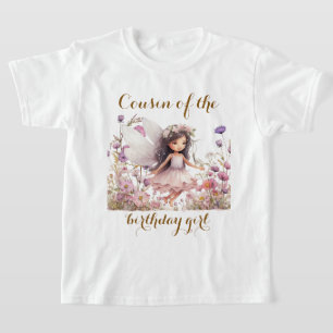 Lavendel Elf wilde familielid van de jarige T-shirt