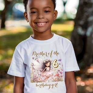 Lavendel Elfje wilde bloem broer van het jarige me T-shirt