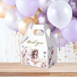 Lavendel Elfje wilde bloem fee verjaardag Bedankdoosjes