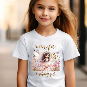 Lavendel Elfje wilde bloem zus van de jarige T-shirt