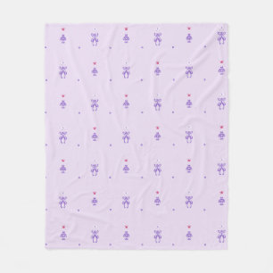 Lavendel Elfjes Runen Fleece Deken