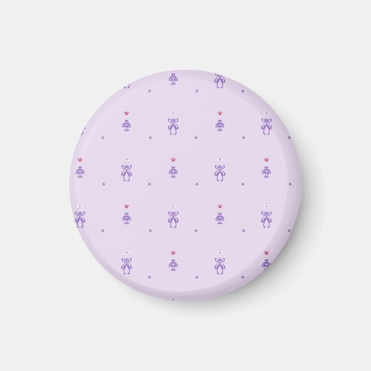 Lavendel Elfjes Runen Magneet (Voorkant)