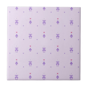 Lavendel Elfjes Runen Tegeltje