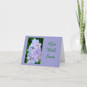 LAVENDEL EN BLAUW DELPHINIUM KAART