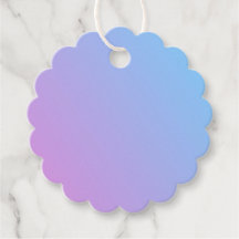 Lavendel en blauwe label met touwtje