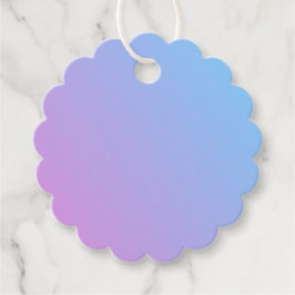 Lavendel en blauwe label met touwtje