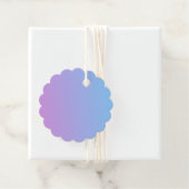 Lavendel en blauwe label met touwtje (In situ)