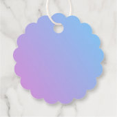 Lavendel en blauwe label met touwtje (Achterkant)