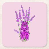 Lavendel en cicada in Provence Kartonnen Onderzetters (Voorkant)