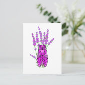 Lavendel en cicade in Provence Briefkaart (Staand voorkant)