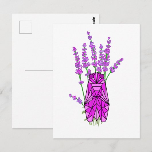 Lavendel en cicade in Provence Briefkaart (Voorkant / Achterkant)