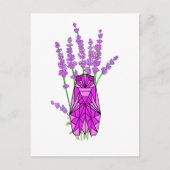Lavendel en cicade in Provence Briefkaart (Voorkant)