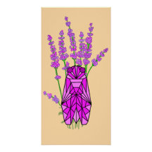 Lavendel en cicade in Provence