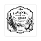 lavendel en citroen rubber stamp rubberstempel (Afrduk)