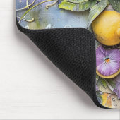 Lavendel en citroenen Waterverf Muismat (Hoek)