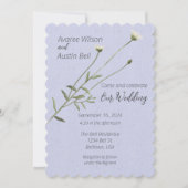 Lavendel en een enkele Daisy Kaart (Voorkant)