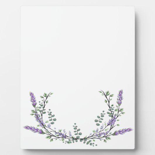 Lavendel en Eucalyptus Fotoplaat (Voorkant)
