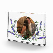 Lavendel en Eucalyptus paarse florale botanische Fotoblokken (Rechts)