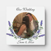 Lavendel en Eucalyptus paarse florale botanische Fotoplaat (Voorkant)