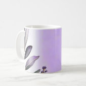 Lavendel en eucalyptus Waterverf Koffiemok (Voorkant links)