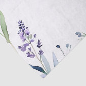 Lavendel en eucalyptus Waterverf Tissuepapier (Detail)