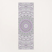 Lavendel en Groen Mandala Patroonontwerp Yogamat (Voorkant)