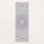 Lavendel en Groen Mandala Patroonontwerp Yogamat (Achterkant)