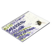 Lavendel en hommel notitieboek (Linkerzijde)