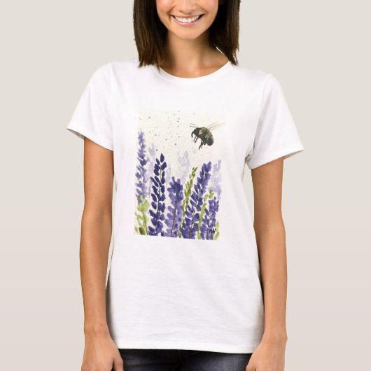 Lavendel en hommel t-shirt (Voorkant)